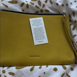 Whistles leather wristlet